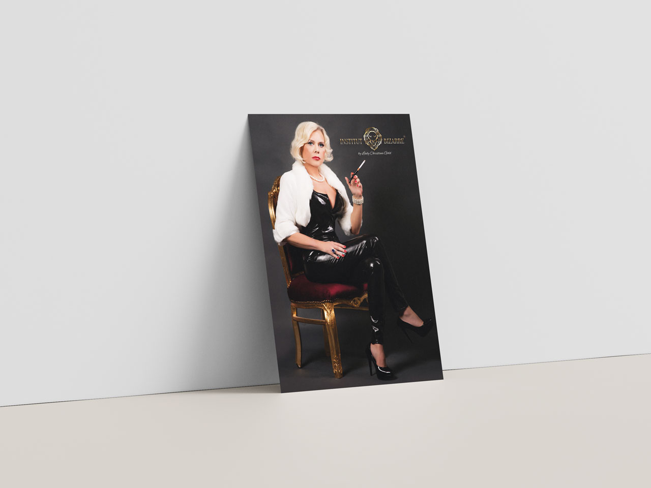 Autogrammkarte Lady Christina Gold Bielefeld