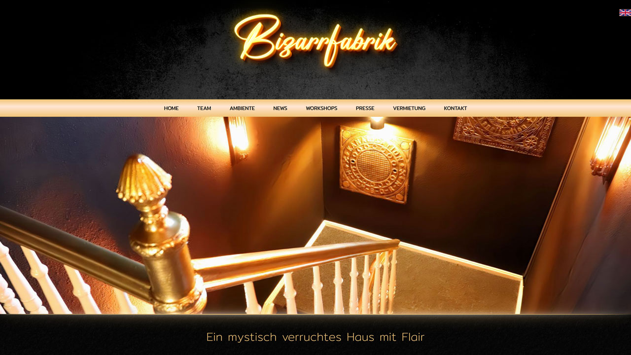 Homepage Bizarrfabrik