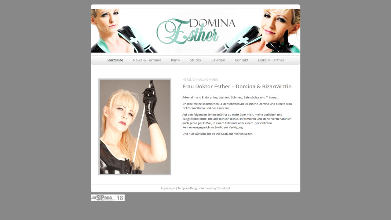 Homepage Domina Esther