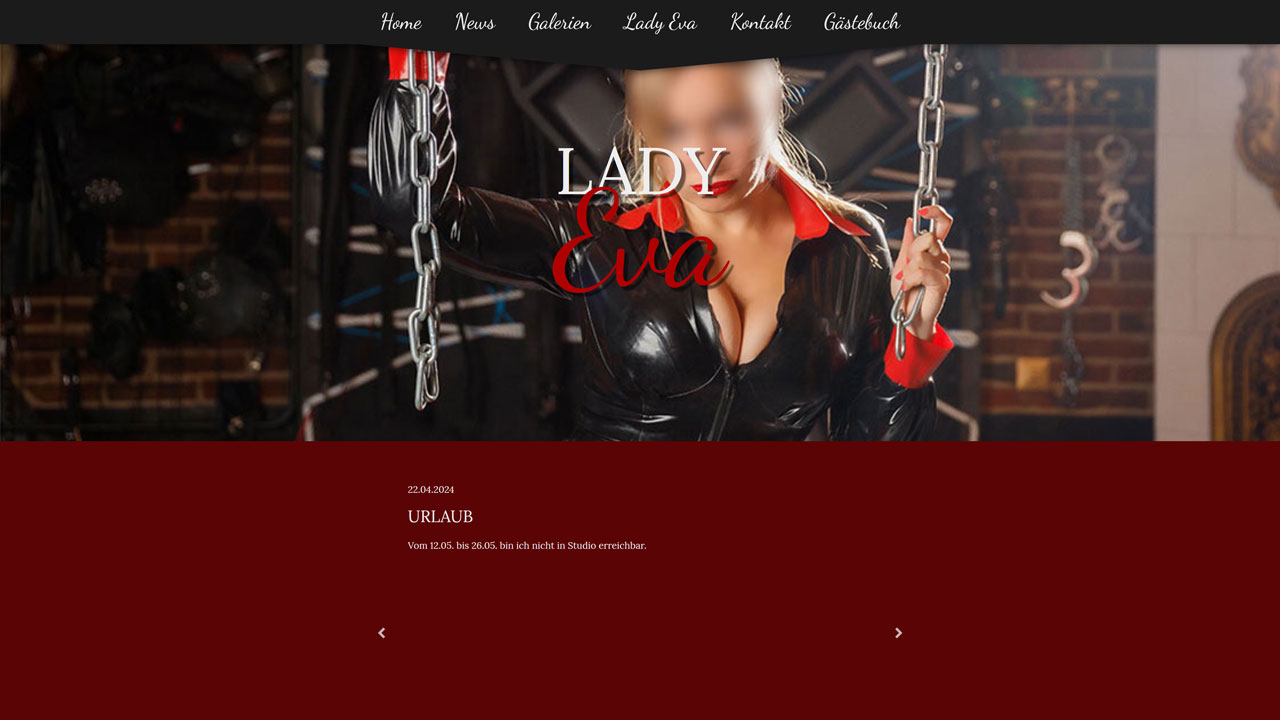 Homepage Lady Eva