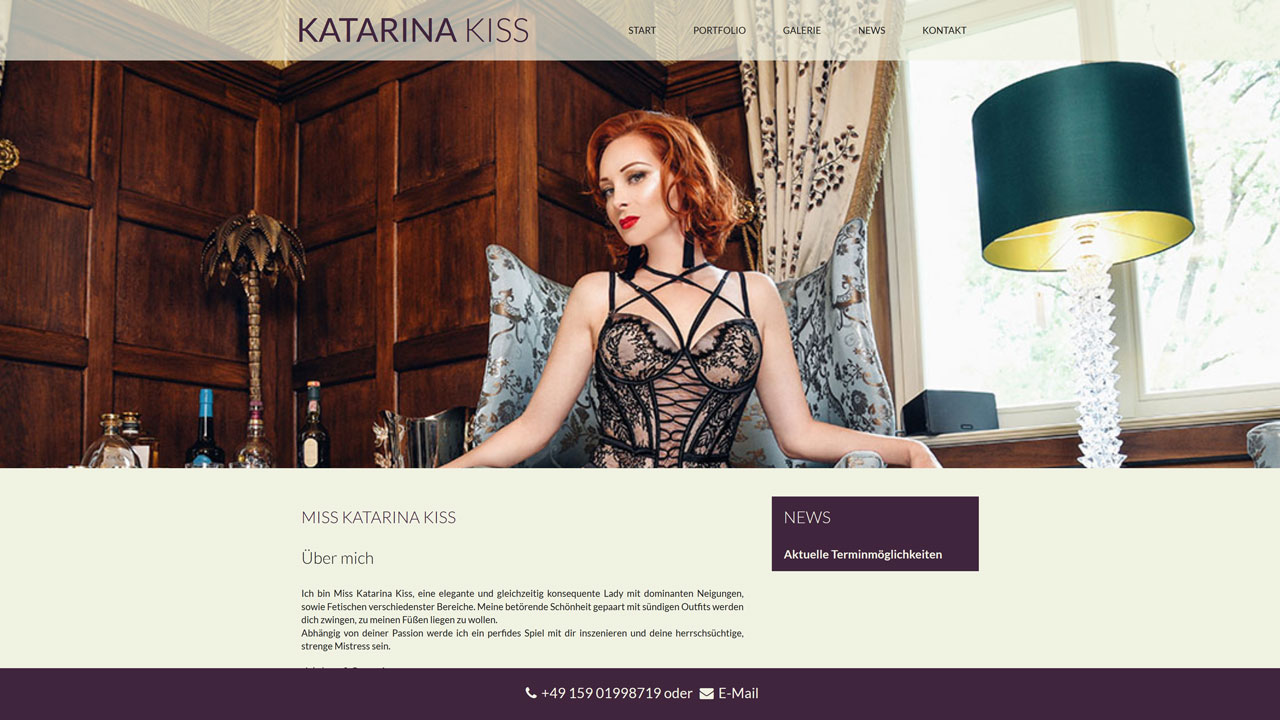 Homepage Miss Katarina Kiss