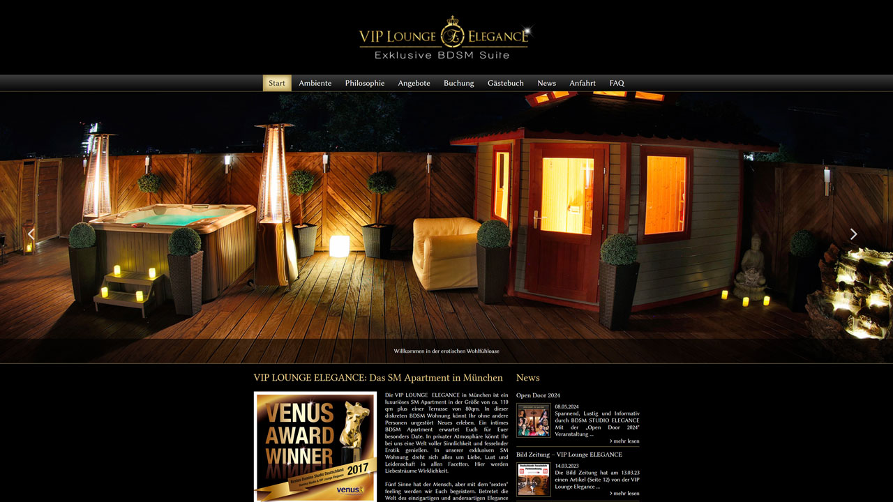 Homepage VIP Lounge Elegance