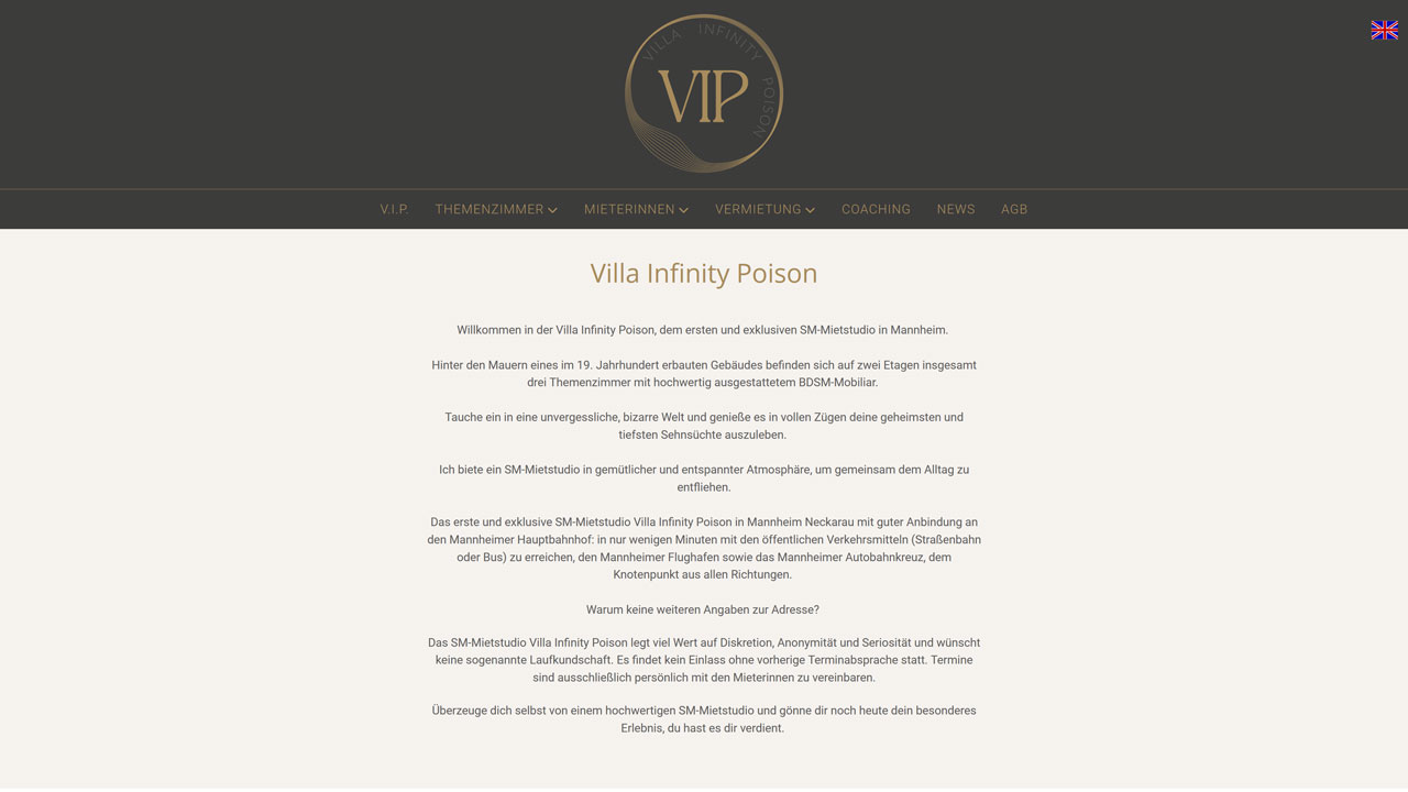 Homepage Villa Infinity Poison